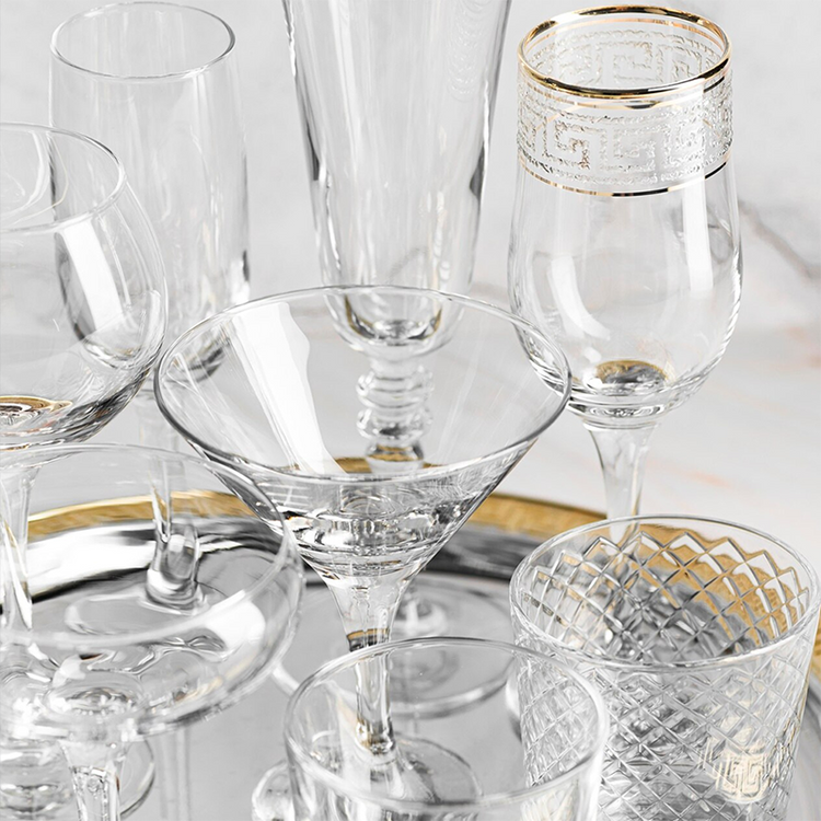 Elevate your gatherings with the Elegant Glassware Set for Home Entertaining and Decor, featuring stunning, durable designs.