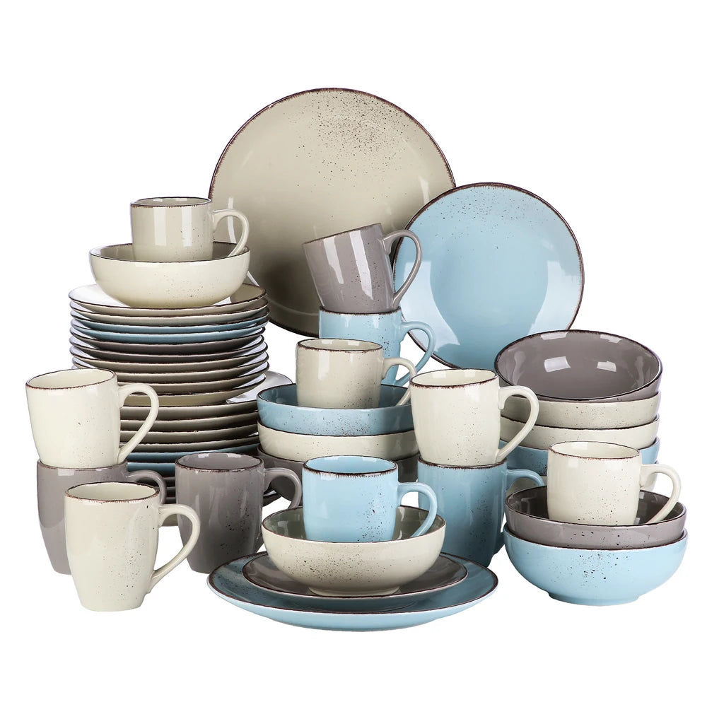 Vancasso Navia - Elegant Stoneware Dinnerware Set - 16/32/48 Pieces