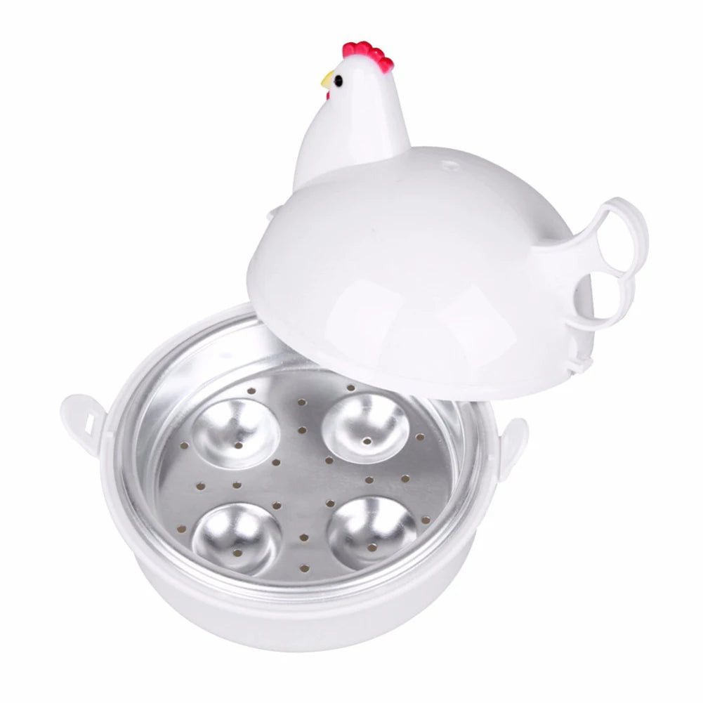 Versatile Stainless Steel Microwave Egg Steamer