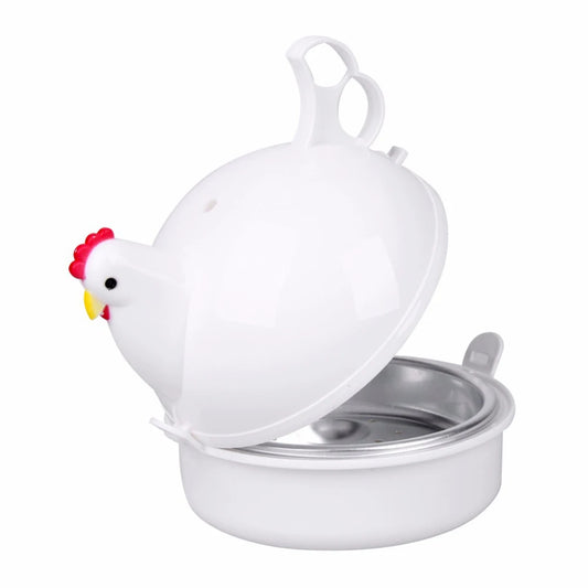 Versatile Stainless Steel Microwave Egg Steamer