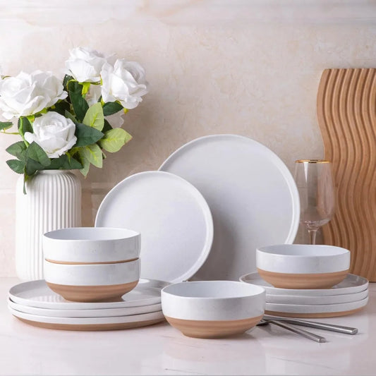 Handcrafted Terracotta Ceramic Dinnerware Set